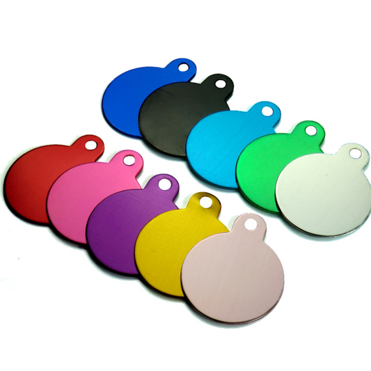 Personalised Name Small Round Tags 23*25mm (S)/ 32*35mm (L)